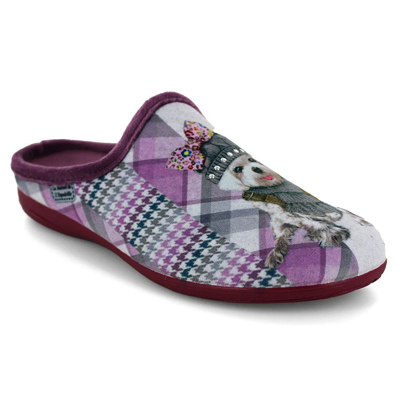 LA MAISON DE L'ESPADRILLE Chaussons Mules Pour Femme 6514 4 LA MAISON DE L'ESPADRILLE Chaussons Mules Pour Femme 6514 – Image 2