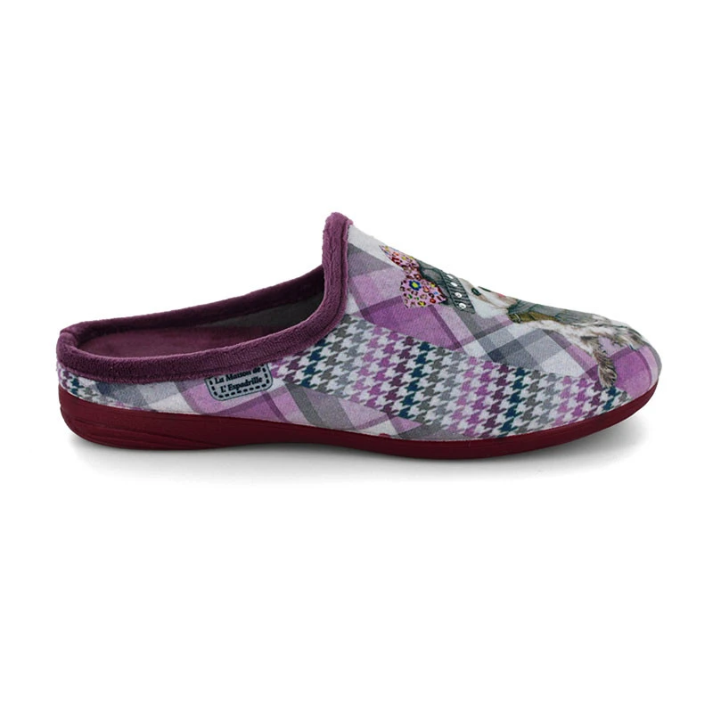 LA MAISON DE L'ESPADRILLE Chaussons Mules Pour Femme 6514 3 LA MAISON DE L'ESPADRILLE Chaussons Mules Pour Femme 6514