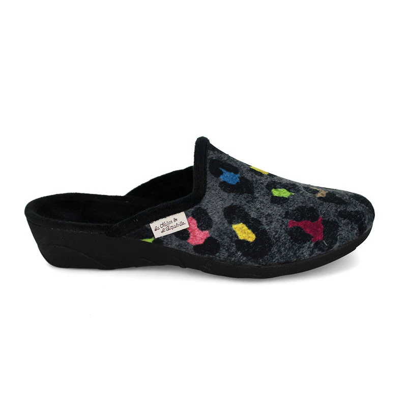 LA MAISON DE L'ESPADRILLE Chaussons Mules Pour Femme 6974 3 LA MAISON DE L'ESPADRILLE Chaussons Mules Pour Femme 6974
