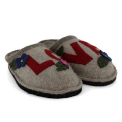HAFLINGER Chaussons Mules Pour Femme Flair Love