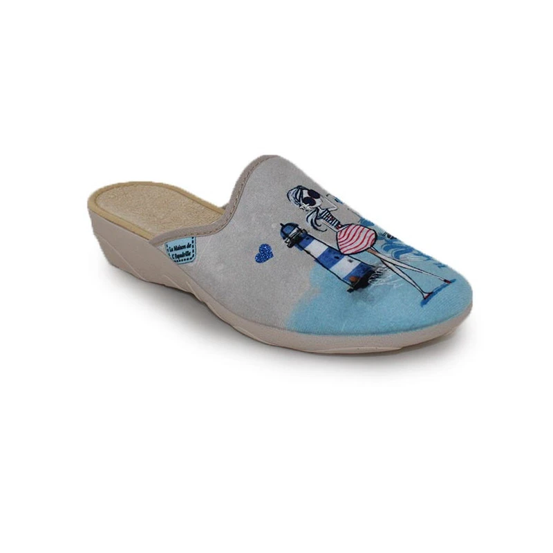 LA MAISON DE L'ESPADRILLE Chaussons Mules Pour Femme Le Phare (2055) 4 LA MAISON DE L'ESPADRILLE Chaussons Mules Pour Femme Le Phare (2055) – Image 2